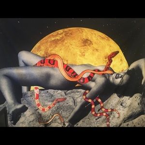 MUST GO ASAP Pinup in Space Wall Tapestry